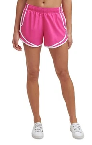 Calvin Klein Women's Perforated Polyester Pocketed Drawstring Running Shorts New - Picture 1 of 4