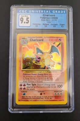 CGC 9.5 BASE SET 2 CHARIZARD - Image 1 of 4
