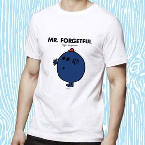 Mr Men T-Shirt Mr Forgetful Printed Tee Adults Short Sleeve Unisex Top - Picture 1 of 26