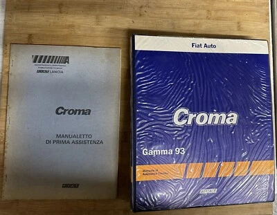 Coppia Manuali  Assistenza Tecnica Fiat Croma - Immagine 1 di 4