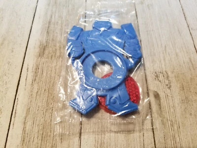 Robot Reflector Bicicleta Azul Sellado Kelloggs Cereal Juguete 1985 Transformer Shogun Foto 1 de 2