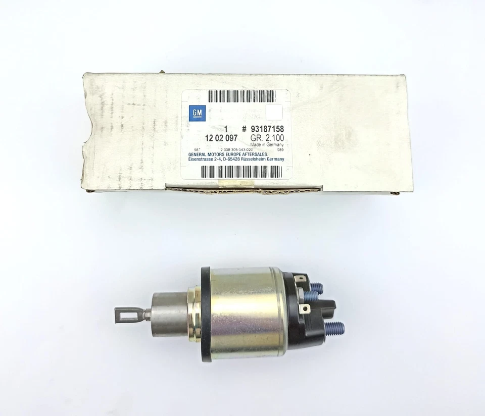 1x Interruptor Solenoide Original Opel GM, Arranque Meriva A Corsa D - 93187158 Foto 1 de 4