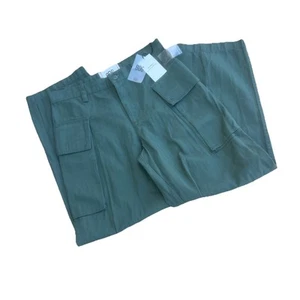 BDG URBAN OUTFITTERS Baggy Skate Surplus Cargo Wide Leg Green RN 66170 NWT 30x29 - Picture 1 of 9