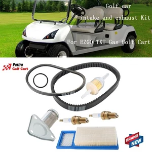 Tune Up w/Oil Kit For EZGO TXT Golf Cart Gas Filter Drive Starter Belt 1994-2005 - Picture 1 of 11
