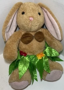 Build A Bear Light Brown Tan Rabbit Bunny Plush Pink Nose Easter W/ Clothes - Picture 1 of 7