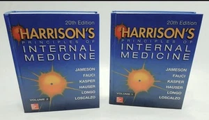 Harrison's Principles of Internal Medicine 20th Edition Vol 1 & 2 Dennis Kasper - Picture 1 of 9