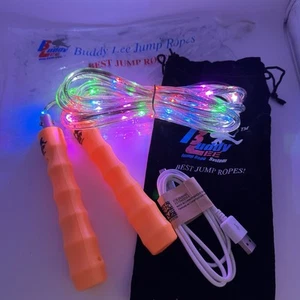 Buddy Lee LED Speed Jump Rope with USB cable LIGHT UP NEW - Bild 1 von 6