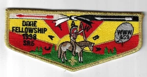 Catawba Lodge 459 1998 SR5 Dixie Fellowship Flap GMY Bdr MCC, NC - Picture 1 of 1