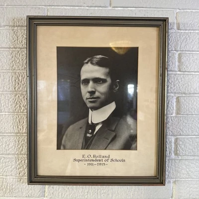 Antiguo MARCO ART DECO CRISTAL ORIGINAL 11x14 MARCO CON FOTO Foto 1 de 4