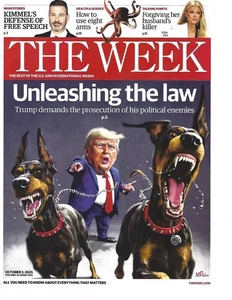 The Week Magazine October 3rd 2025 Trump Unleashing The Law Jimmy Kimmel Redford - Picture 1 of 1