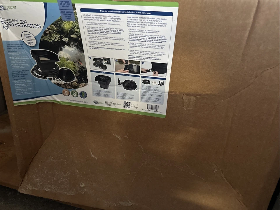 Kit de filtragem Aquascape Ultraklean 1000 lagoas - Imagem 1 de 1