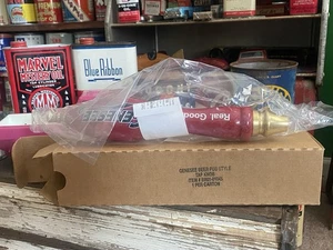 Vintage Genesee Beer Oil Can Beer Keg Tap Handle NIB New Bar Mancave Sign Orig. - Picture 1 of 7