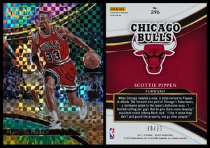Select Scottie Pippen Courtside Tie-Dye Prizm 2017-18/25 #296 - Tinta de inversión - Imagen 1 de 3