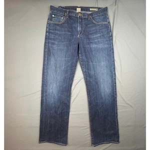 Citizens of Humanity Jeans Men 34 Blue Evans Straight Y2K USA Made Denim - Picture 1 of 10