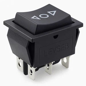 Wipptaster ON/OFF/ON 6 Pins 16A 250V – Momenttaster für universelle Anwendungen - Picture 1 of 9