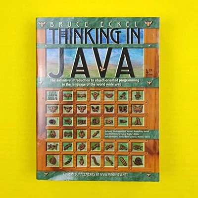 Thinking in Java by Eckel, Bruce Paperback Book The Cheap Fast Free Post - Image 1 of 2