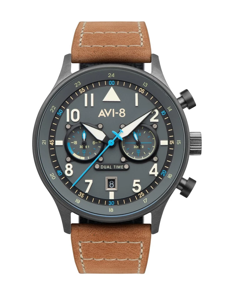 AVI-8 Hawker Hurricane Carey Dual Time Orissa Watch - Brand New - Image 1 of 1