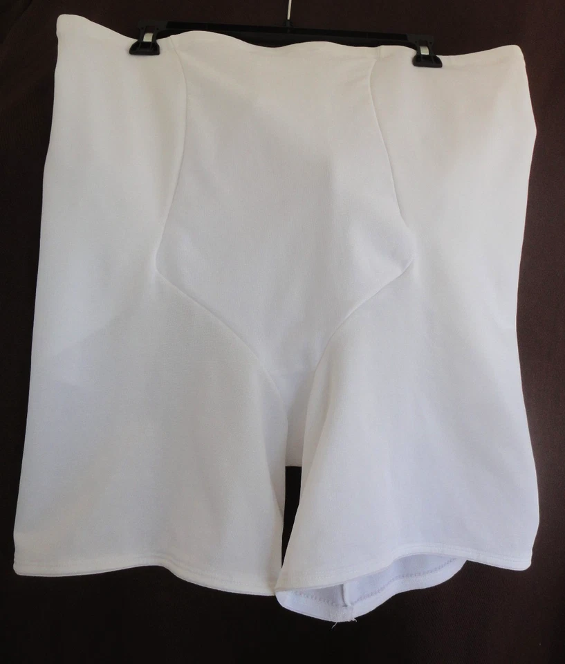 Faja braguita blanca Crown-Ette vintage sin usar - Talla 46 / 8X nueva sin etiquetas Foto 1 de 4