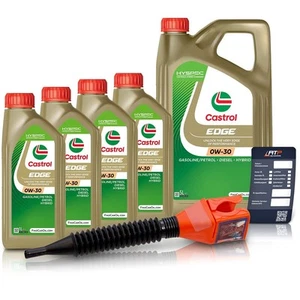 4x 1 L + 5 L = 9 LITER CASTROL EDGE 0W-30 MOTOR-ÖL MOTOREN-ÖL - Bild 1 von 10