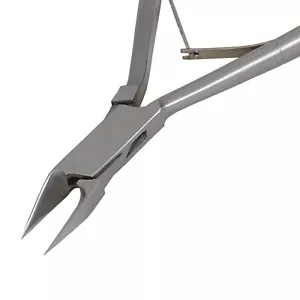 Eckenzange Spitz für Profi Fußpflegebesteck Kraftzange Nagelzange - Picture 1 of 12