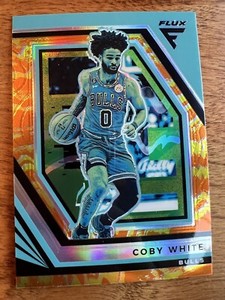 Coby White 2022-23 Panini Flux Sunrise Prizm Parallel #67 Chicago Bulls