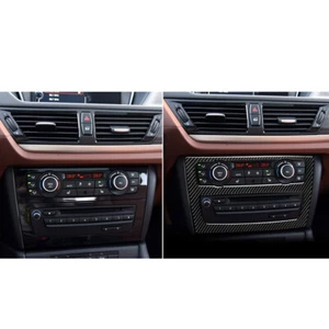 1 Pc Carbon Fiber Interior AC CD Panel Cover Trim Fit for BMW X1 E84 2012-2015 - Picture 1 of 6