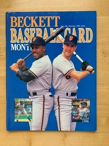 KEVIN MITCHELL AND WILL CLARK BACK TO BACK BECKETT BASEBALL NOV. 1989 ISSUE#56 - Picture 1 of 6