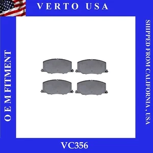 Pastillas de freno delanteras de cerámica para Toyota Camry 1987 a 1991, Celica 1988 a 1993 - Imagen 1 de 1