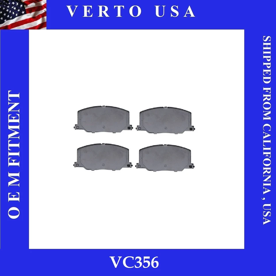 Pastillas de freno delanteras de cerámica para Toyota Camry 1987 a 1991, Celica 1988 a 1993 Foto 1 de 1