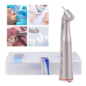 Pulverizador de agua interior de fibra óptica dental 1:4,2 baja velocidad 45° piezas de mano contra ángulo - Imagen 1 de 22