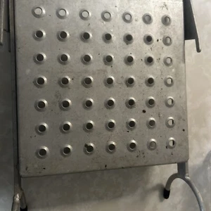 Scala a gradini sgabello pieghevole piattaforma di lavoro vassoio attrezzi/vernice - Foto 1 di 2