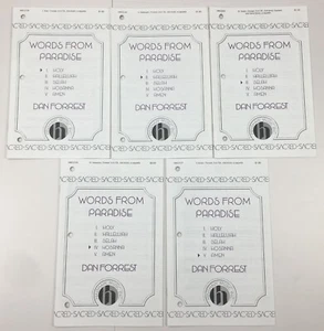 Words From Paradise Dan Forrest Choral Keyboard Sheet Music Set of 5 Hinshaw Inc - Picture 1 of 7