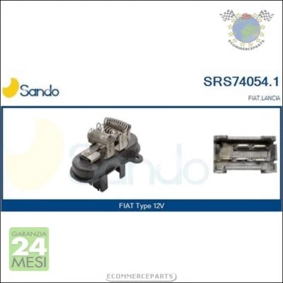 Resistenza ventola abitacolo Sando per FIAT CROMA LANCIA THEMA - Immagine 1 di 3