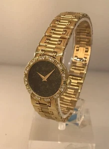 Piaget Tänzer 18k Gelbgold Onyx Zifferblatt Damen Armbanduhr 84023 K81 Neu - Picture 1 of 9