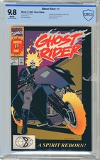 Ghost Rider #1  CBCS 9.8 NMMT  White pgs  5/90 1st App Danny Ketch as Ghost Ride