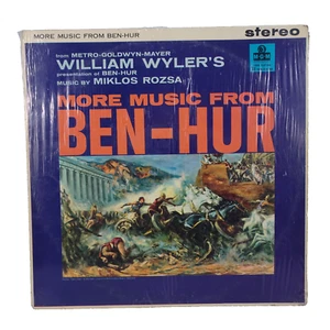 MEHR MUSIK VON BEN-HUR OST 1960 LP MIKLOS ROSA FLIPBACK COVER CS 6032 SEHR GUTER ZUSTAND +/VG + - Bild 1 von 9