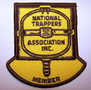 NATIONAL TRAPPERS ASSOCIATION INC. Large Patch (4 1/4" Tall x 4" Wide) - Picture 1 of 4