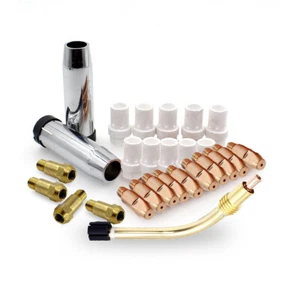 MIG Welding Torch Swan Neck Conical Nozzle Contact Tip Holder Difusser MB 36KD - Picture 1 of 7