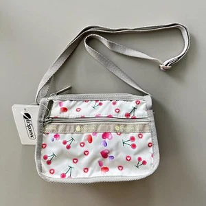 Lesportsac Cherry & Heart Mini Crossbody NWT - Picture 1 of 7