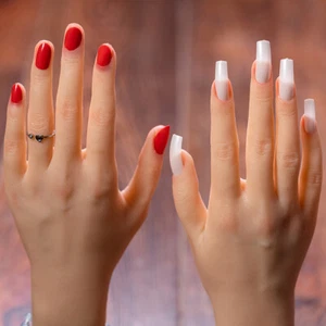 One Model Mannequin Realistic Hand Manicure Pedicure Display Moveable Nail 29cm - Picture 1 of 12