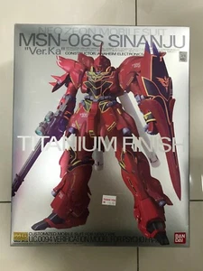 MG 1/100 Sinanju Ver KA Titanium Version (Unicorn) - Picture 1 of 2