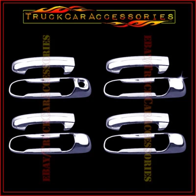 For DODGE Ram 1500 2500 3500 2002-2007 2008 Chrome 4 Door Handle Covers w/out PK Foto 1 de 4