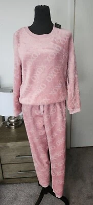 Pijama rosa para mujer Xoxo talla grande Foto 1 de 2
