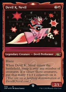 [1x] Devil K. Nevil - Showcase - Galaxy Foil Near Mint, English Unfinity Singles - Picture 1 of 1
