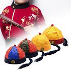 Chinese Oriental Hat with Ponytail Emperor Hat for Party Photography Cosplay