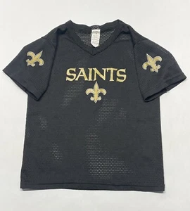 Vintage Franklin New Orleans Saints Mesh Shirt Youth S NFL Football See Through - Bild 1 von 11