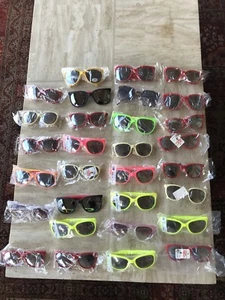 Lot of 30 Pairs UV Sunglasses Frame Retro Color Vintage Unisex Style Men & Women - Picture 1 of 9