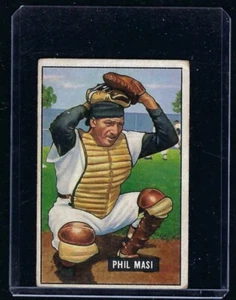 1951 Bowman Baseball Card #160 Phil Masi, Chicago White Sox, VG! - Picture 1 of 2