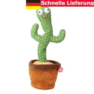 Sprechender Tanzender Kaktus Elektronischer Shake Elektronischer Plüschtier Gift - Bild 1 von 21