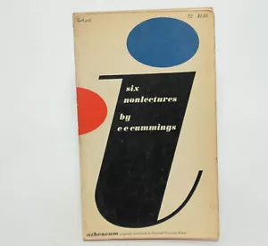 SECHS NICHTVORTRÄGE von e e cummings 1967 PB - Gedichte in Form von College-Vorlesungen - Bild 1 von 6